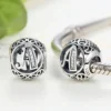 New 925 Sterling Silver 26 A to Z Letter Charm 16th 18th Alphabet Beads Fit Original charms Bracelet DIY Women Jewelry 5