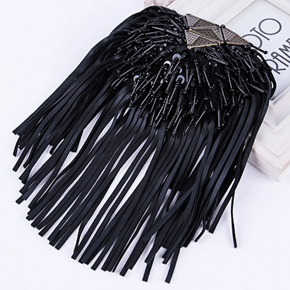 

Shoulder Pads Epaulettes Brooch Epaulets Fringe Badge Tassels Board Tasselspike Spiked Rhinestone Jacket Multipurpose Alloy