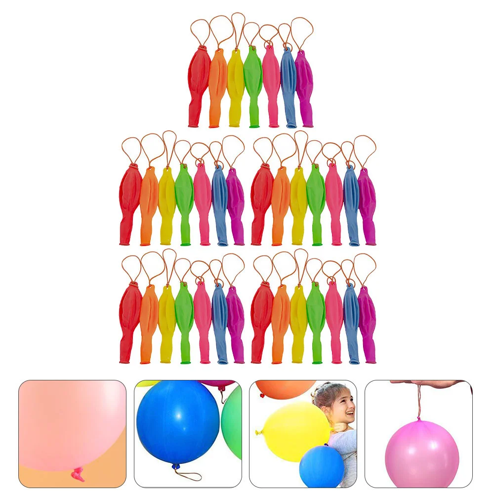 

50 Pcs Childrens Wedding Favours Pat The Ball Latex Punch Balloons Plaything Supply Filling Prop Emulsion