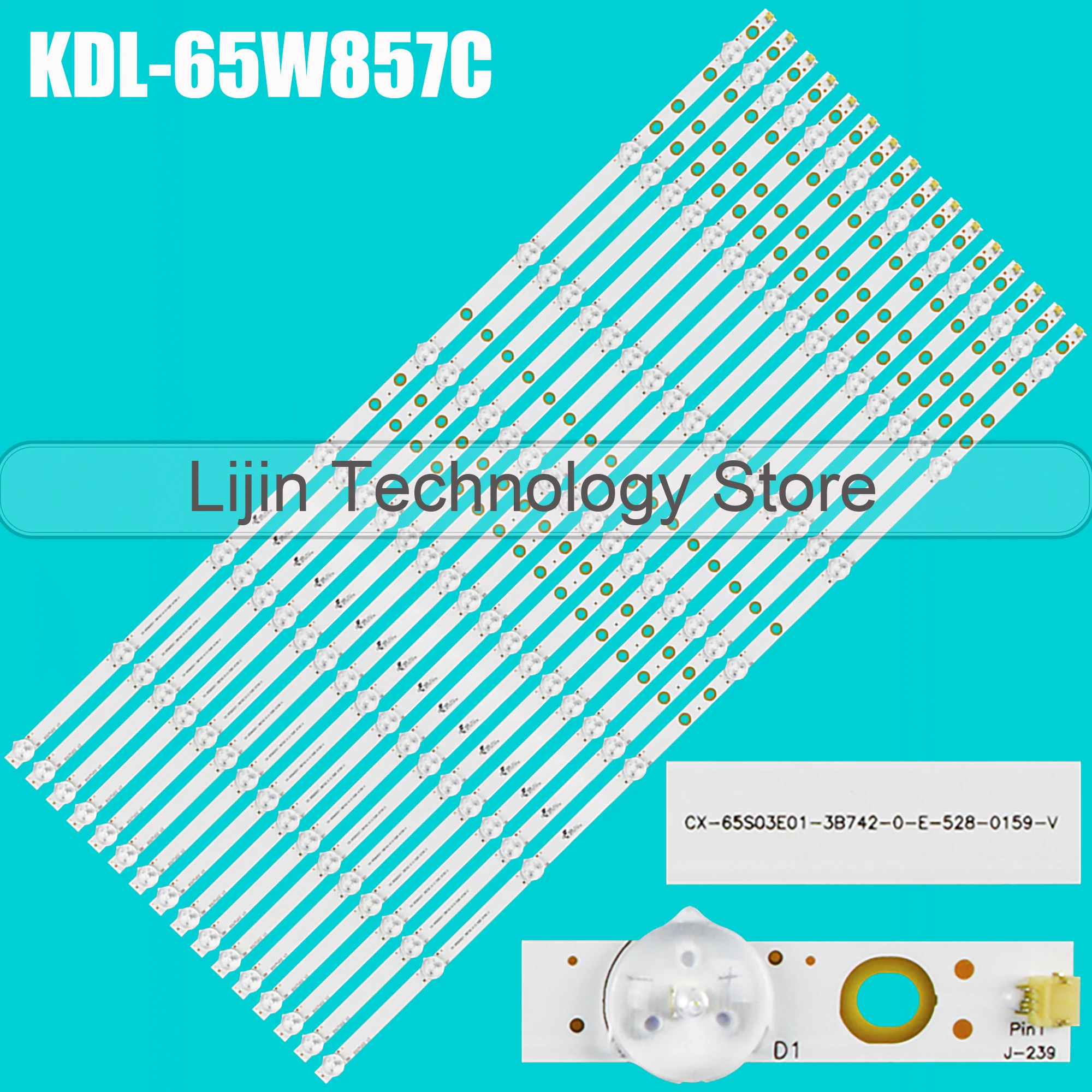 Светодиодная лента заднего света для 650TV02 V3 KDL-65W805C KDL-65W809C KDL-65W850C KDL-65W855C KDL-65W857C