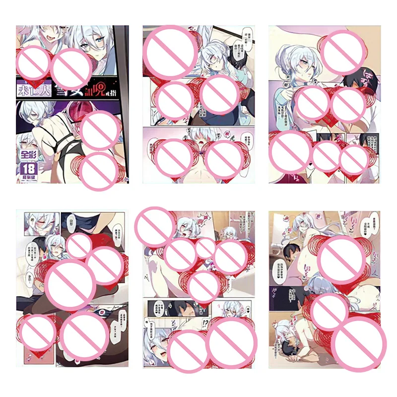 

6pcs Anime Mifuyu Yukino Yuki-onna Collection Cards Sexy Nude Girl Onani Waifu Acg Comics Hobby Cards Hentai Adult R18 Toy Gift