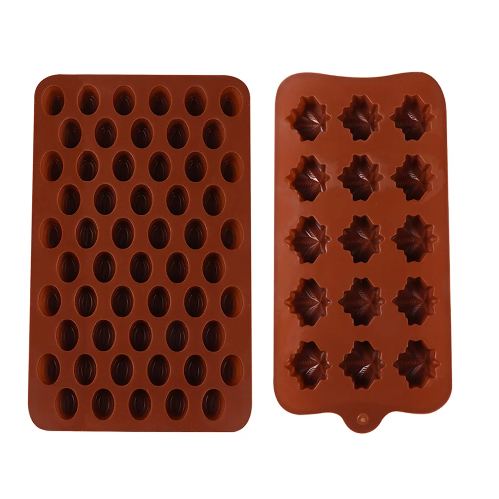 

2pcs Non-stick Chocolate Baking Mold Useful Kitchen Chocolate Molds for Home