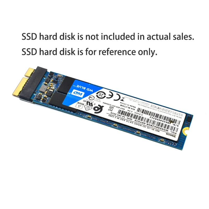 Адаптер M.2 NGFF B + M Key SATA SSD M2 Для MacBook Pro Retina A1398 A1425 2012 адаптер для Apple - купить по