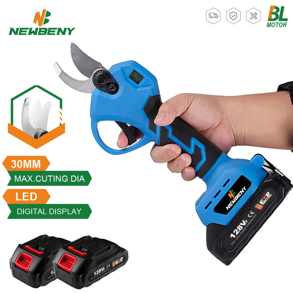 

Brushless Electric Pruner Shear 2 Gears Cordless Rechargeable Tree Branches Electric Pruning Garden Tool For Makita 18V Battery
