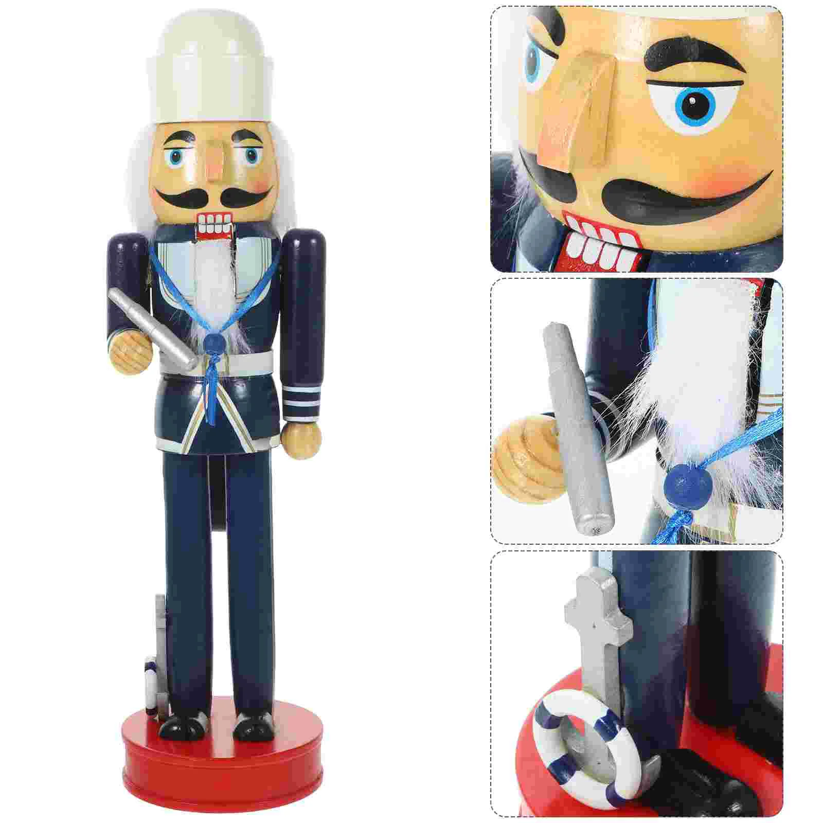 

Christmas Nutcracker Wooden Figure Xmas Holiday Decoration Nutcrackers Small Figures