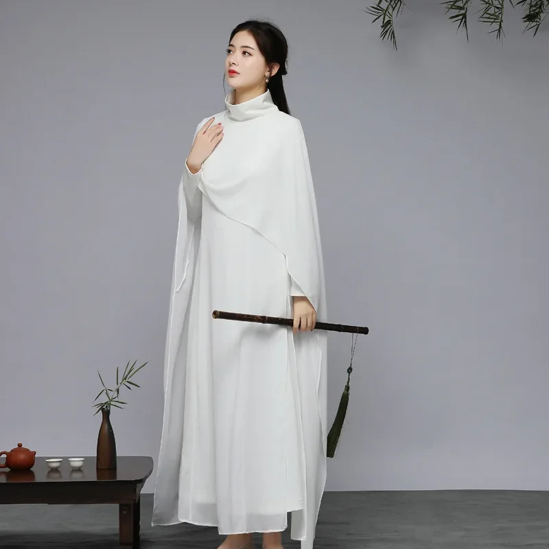 Китайский магазин одежды красно-белые элегантные китайские платья ханьфу