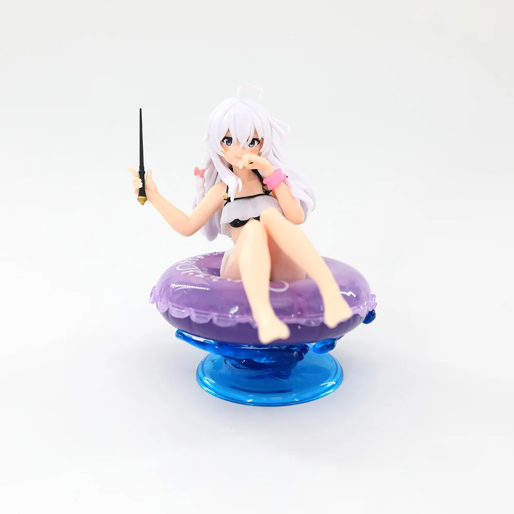 

Anime Wandering Witch The Journey of Elaina Swimming Laps PVC Action Figure Collectible Model Doll Toy 10cm