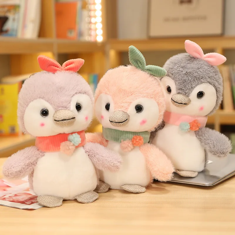 

25cm Penguin Cute Plush Dolls Baby Cute Animal Dolls Soft Cotton Stuffed Home Soft Toys Sleeping Stuffed Toys Gift C Kawaii