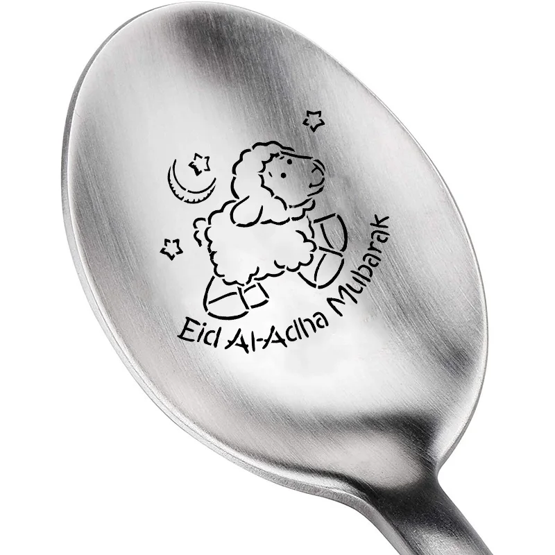 

Sheep Eid Al-Adha Mubarak spoon Muslim Islamic Ramadan Kareem family friend Iftar dinner Party BBQ decoration favor mom dad gift