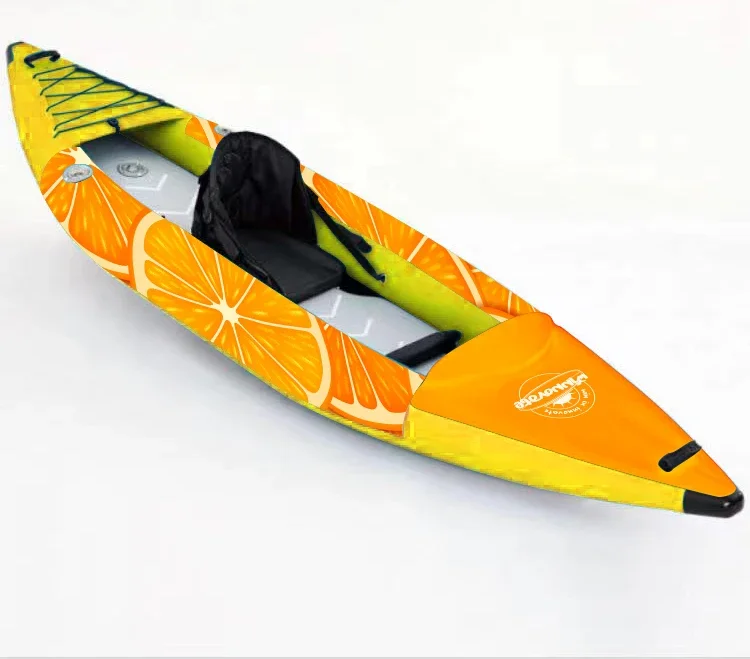 Новый легкий складной надувной каяк из ПВХ для дрифта на открытом воздухе