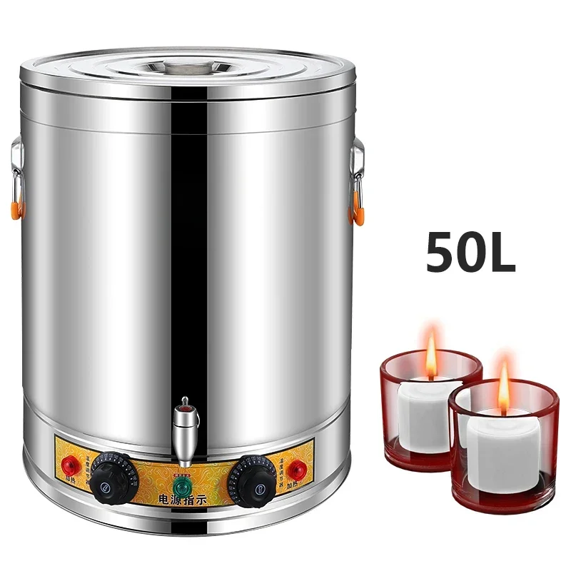 Большая машина для изготовления свечей с двойными стенками плавления сои