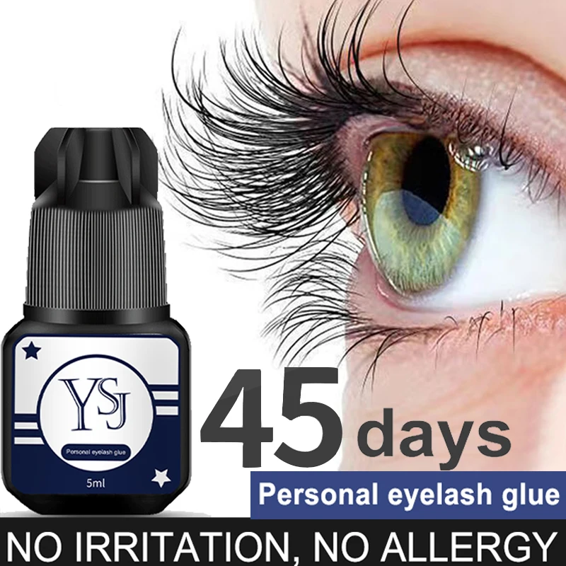 Colla Per Extension Ciglia Impermeabile Colla Per Ciglia Da Innesto A Lunga Durata Colla Nera Ad Asciugatura Rapida Senza Strumenti Per Il Trucco Irri