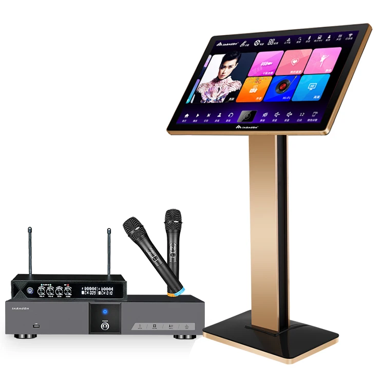 

InAndOn 4K, сенсорный экран HDD V5 MAX, система для караоке, пения, семейное искусство, видео, караоке, профессиональный плеер