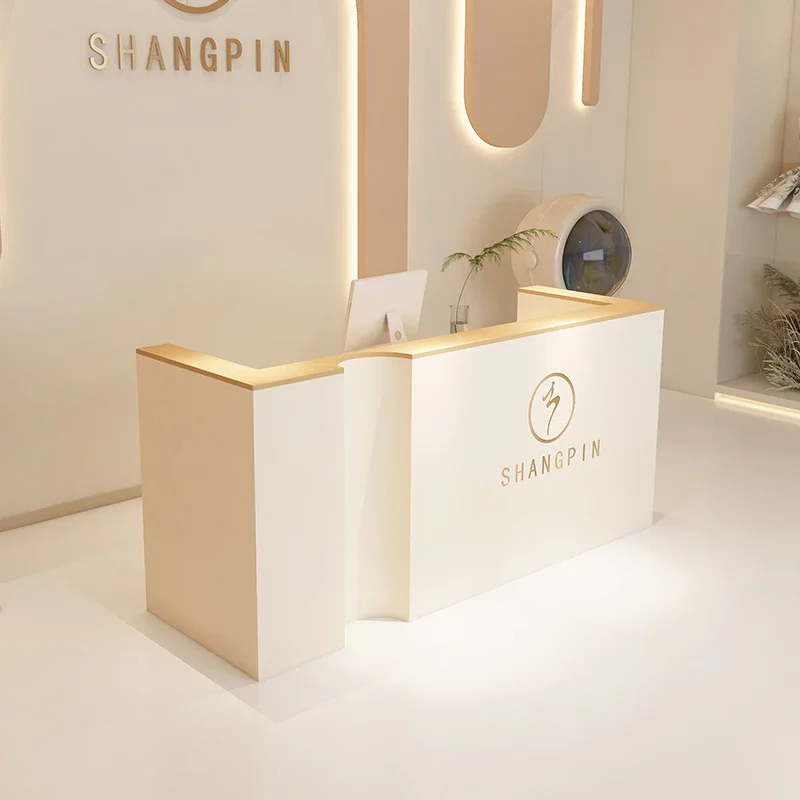 Restaurant Reception Desk Office Accessories Cash Banco CustomizableCheckout Front Lectern Empfangstheke Bar Furniture