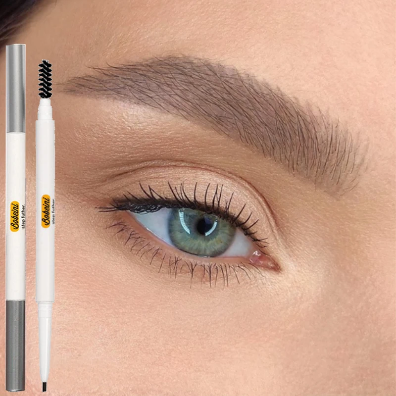 

1PCS Waterproof Double Heads Eyebrow Pencil Natural Long Lasting Ultra Fine Brow Enhance Cosmetics Black Brown Eyebrow Makeup