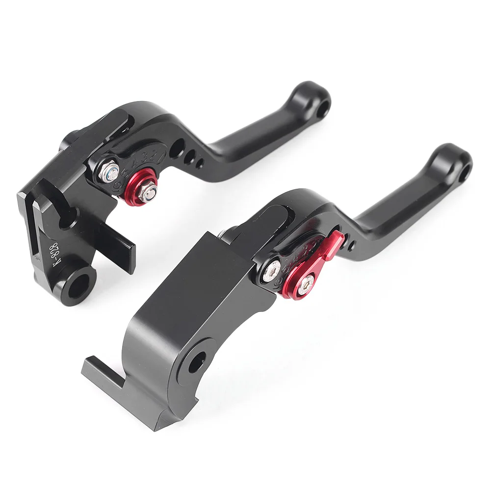 ЧПУ Короткие Рычаги тормозной муфты для Kawasaki Ninja 2006-2012 ZX10R &amp 2007-2013 ZX6R 2011-2012 Z750RBlack