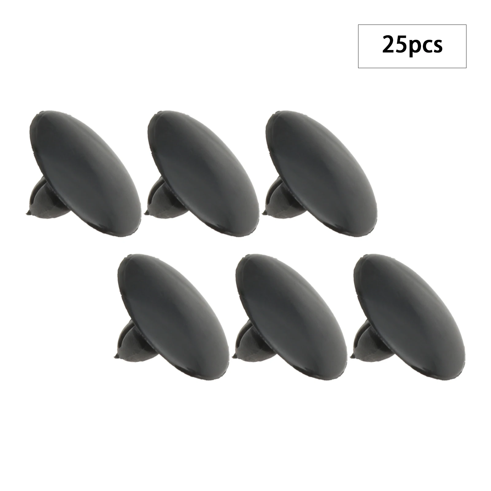 

25pcs Plastic Fixed Clips Black Hood Insulation Retainers Fit for Toyota 90467-09050 Car Accessories Parts