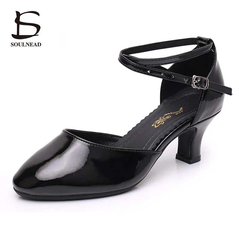 Salsa Dance Shoes Women White Latin Dance Shoes for Woman Tango Ballroom Dancing Shoes Ladies Heels 3.5/5.5cm Female Sandals