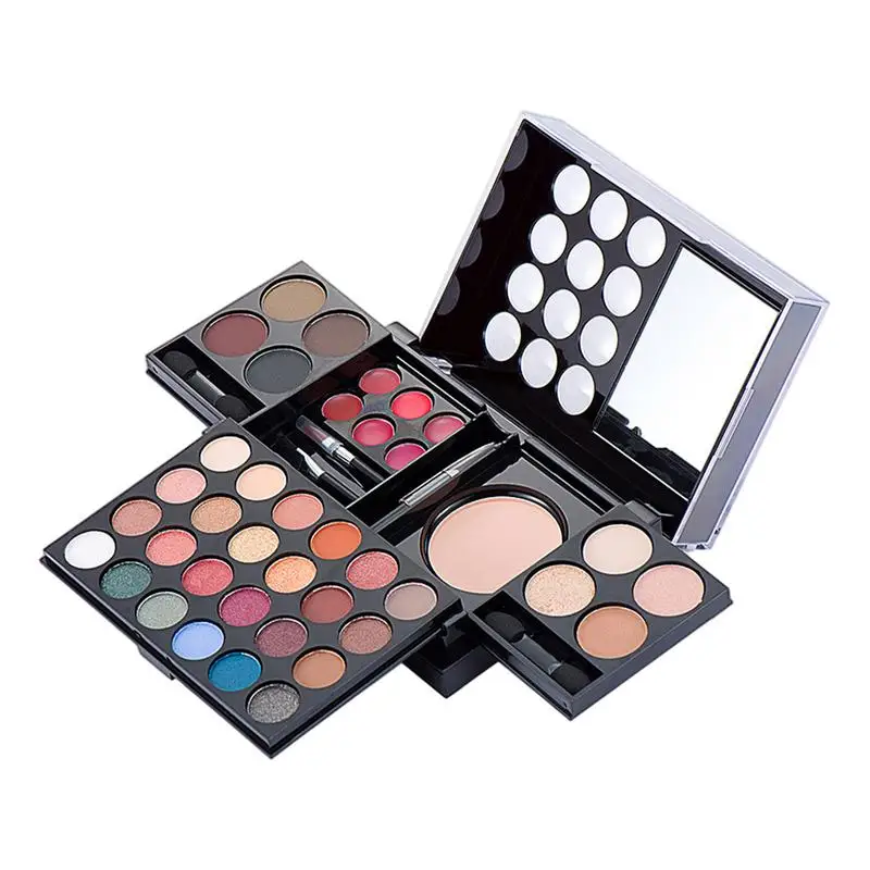 

All In One Makeup Palette Multi-colors Make Up Tool Combination Palette Multi-colors Eye Shadow Lip Gloss And Eyebrow Powder