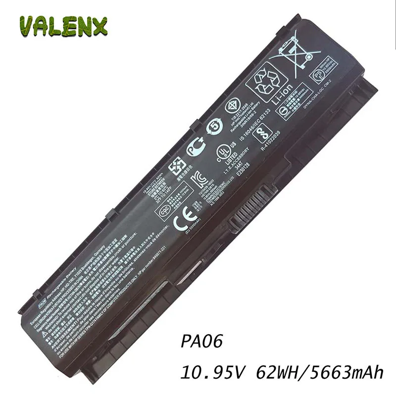 Новый аккумулятор PA06 для ноутбука HP Omen 17 17-w000 17-w200 17-ab000 17t-ab200 HSTNN-DB7K 849571-241 849911-850