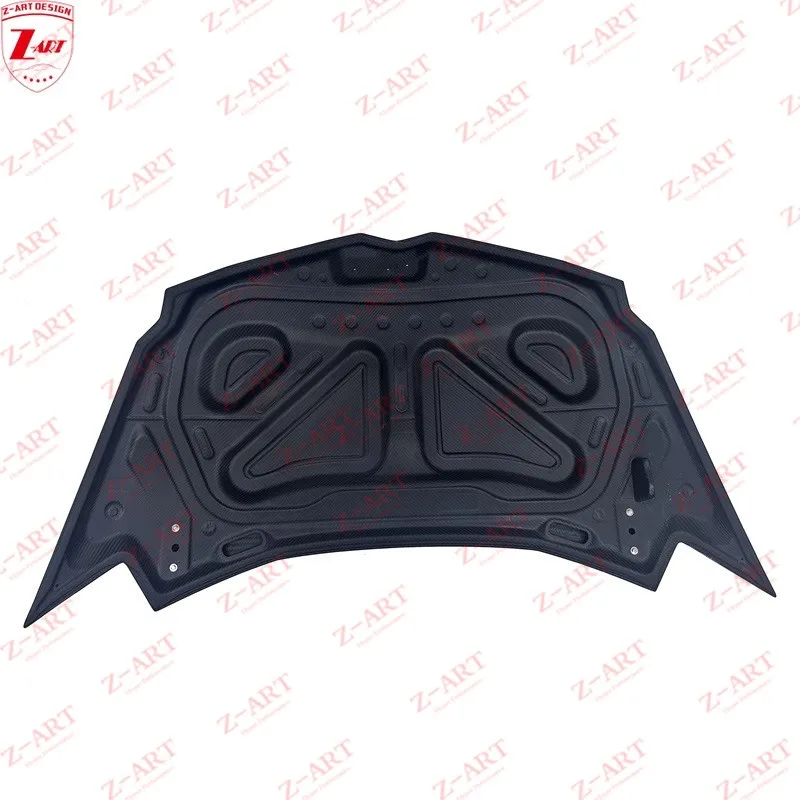 Передняя крышка Z-ART из сухого углеродного волокна для Aventador Prepreg Передний капот
