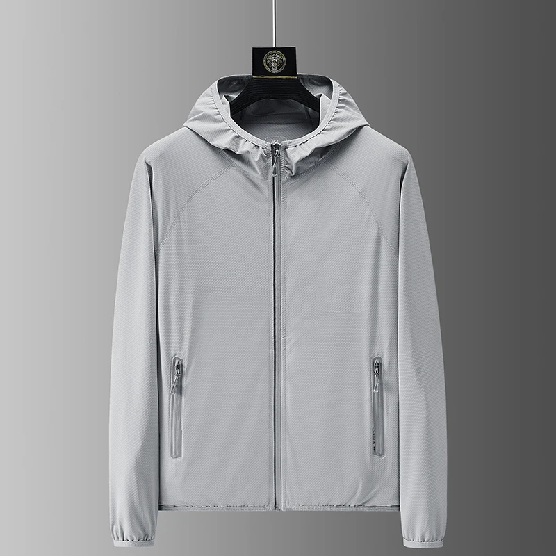 Куртка мужская Тонкая в Корейском стиле модная уличная одежда Techwear стильная