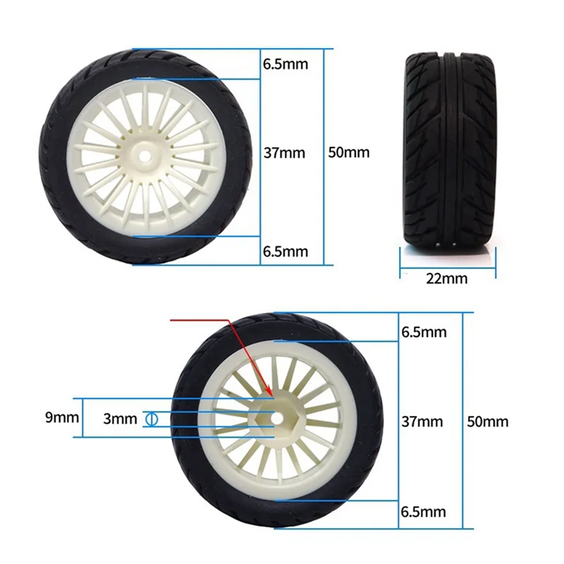 YSUN-16 шт. резиновые шины, колеса для SG1603 SG1604 SG 1603 UDIRC UD1601 UD1602 UD1603 UD1604 116, детали для обновления радиоуправляемого автомобиля, 2 (art.: 3920cf0e49299) - 3920cf0e49299