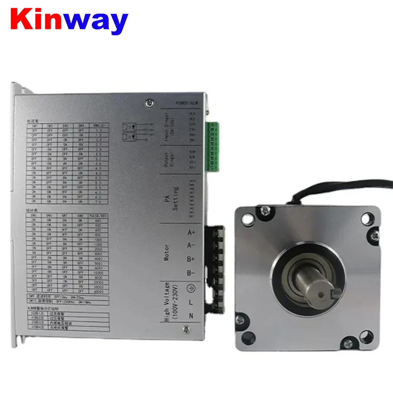 Драйвер шагового двигателя Kinway 220 В 7.0A LC3722D подходит для nema 34 42 шаговый двигатель