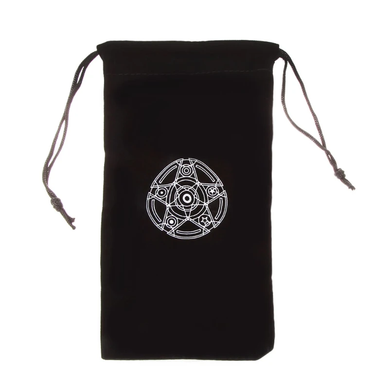 

Velvet Pentagram Tarot Card Storage Bag Toy Jewelry Home Mini Drawstring Package