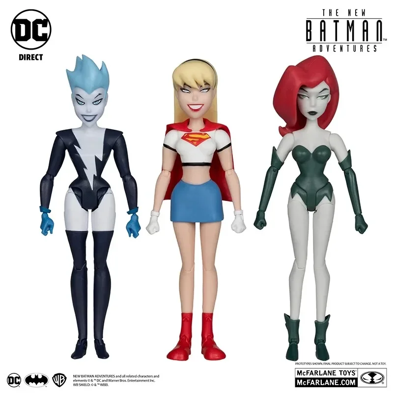 DC DIRECT - TNBA MULTIPACK POISON IVY & LIVE WIRE SUPERGIRL (GOLD LABEL) Action Figure Toys for Kids Gift Collectible Model