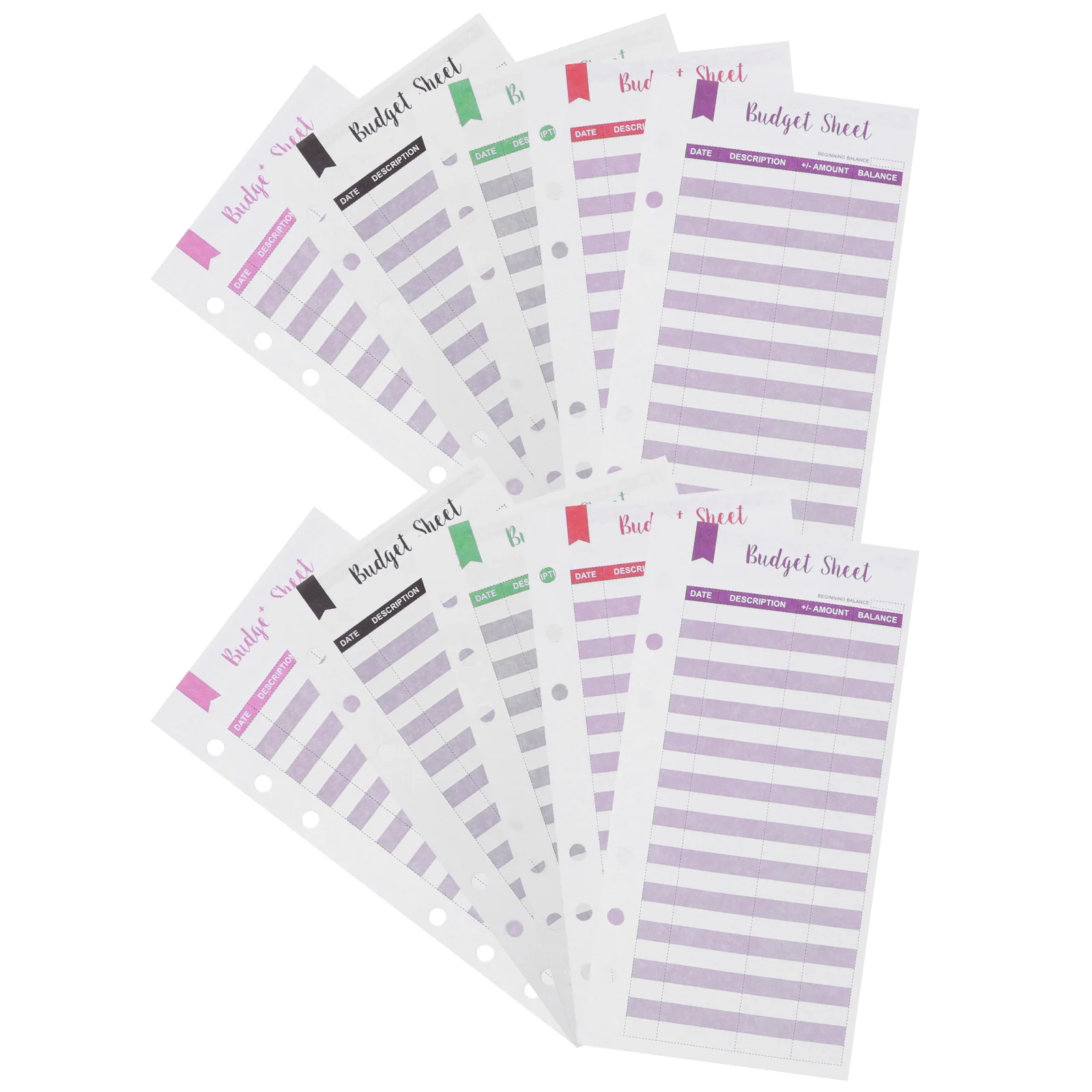 

Consumer Card Cash Expenditure Manager Expense Tracker Binder Refill Budget Planner Insert Paper Daily