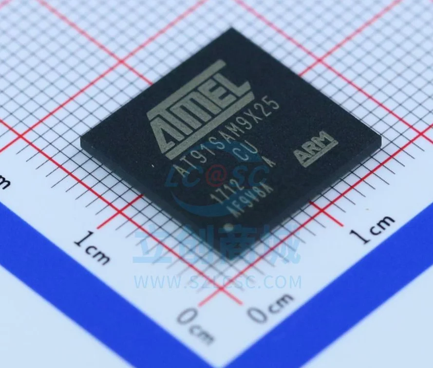 100% New Original AT91SAM9X25-CU Package BGA-217 New Original Genuine Processor/microcontroller IC Chip