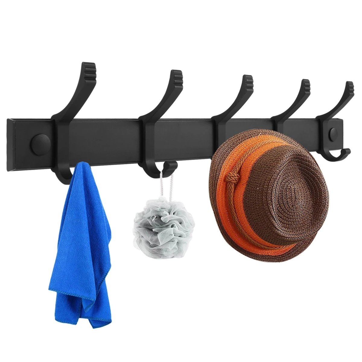 Nordic Fashion Style Bedroom Furniture Coat Rack Clothes Hanger Hooks Living Room Closet Aluminum Alloy Hat Racks Coat Wall Hook