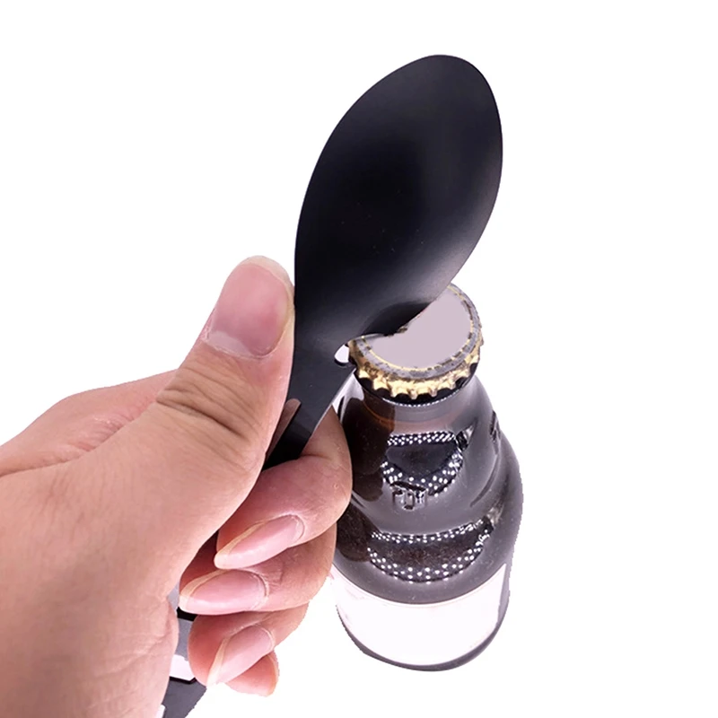 

10 In 1 Outdoor Camping Multifunctional Kitchen Tool Fork Spoon Cutlery Wrench Corkscrew Essential Tools For A Picnic