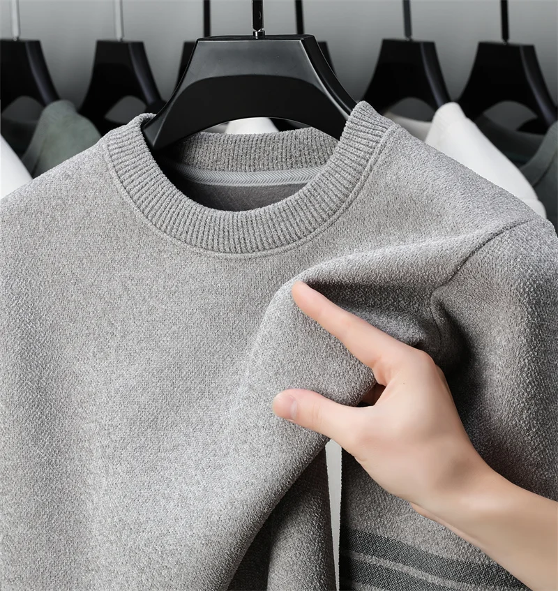 Высококлассный люксовый бренд мужской вязаный свитер 2024Осенний новый корейский