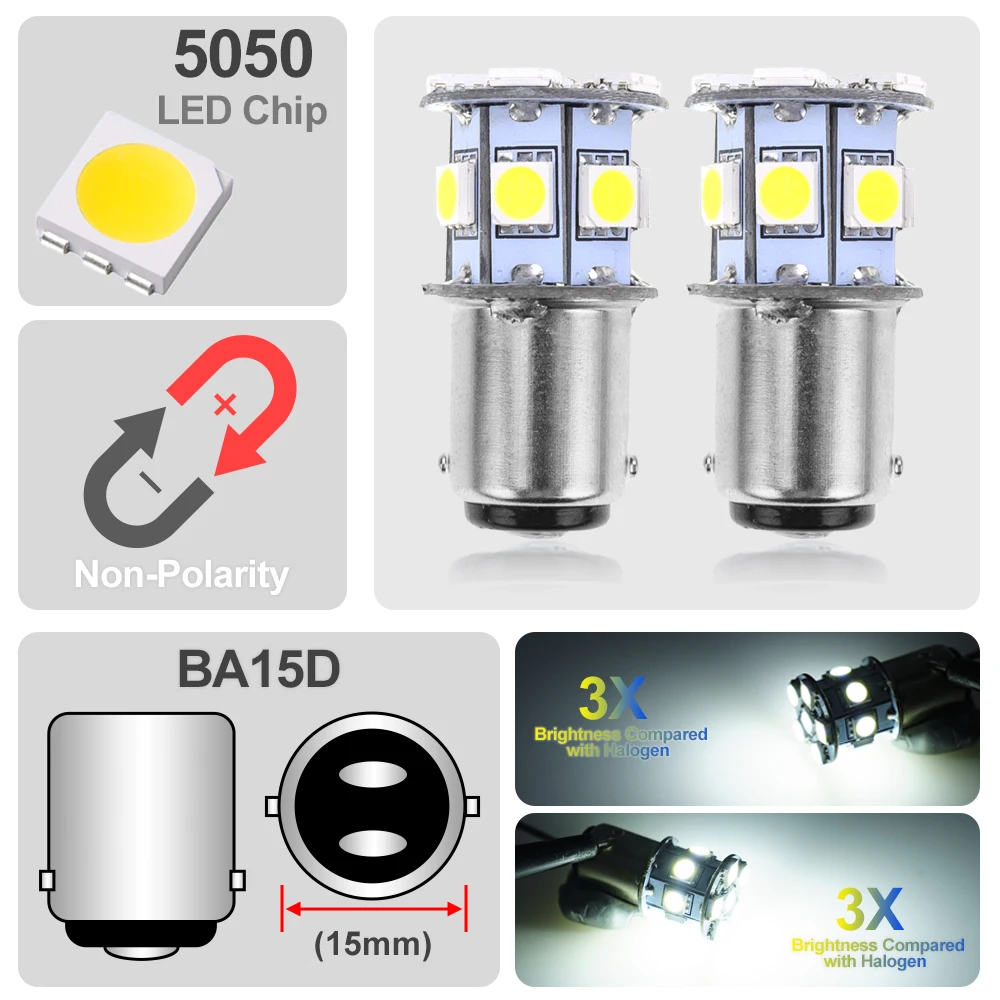 Фонарь заднего поворота фонарь хода красный/белый 6 в BA15S P21W BAY15D P21/5W 1157 7528 BA15D 1142