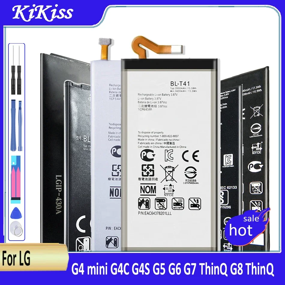 Usb-Аккумулятор для LG G flex 2 G4 G4C G4S G5 G6 G7 G8 mini ThinQ KV700