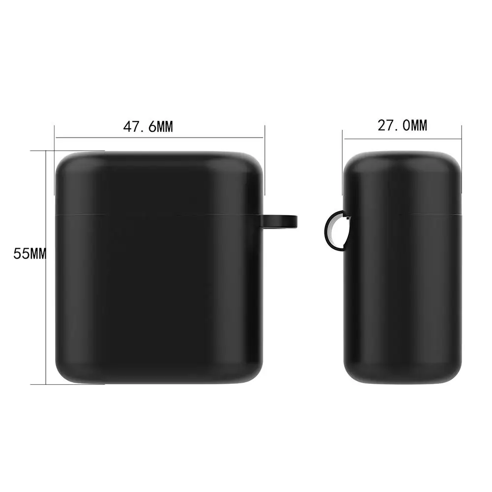 Силиконовый защитный чехол с карабином для Huawei Freebuds2/Honor Flypods Pro оснащенный