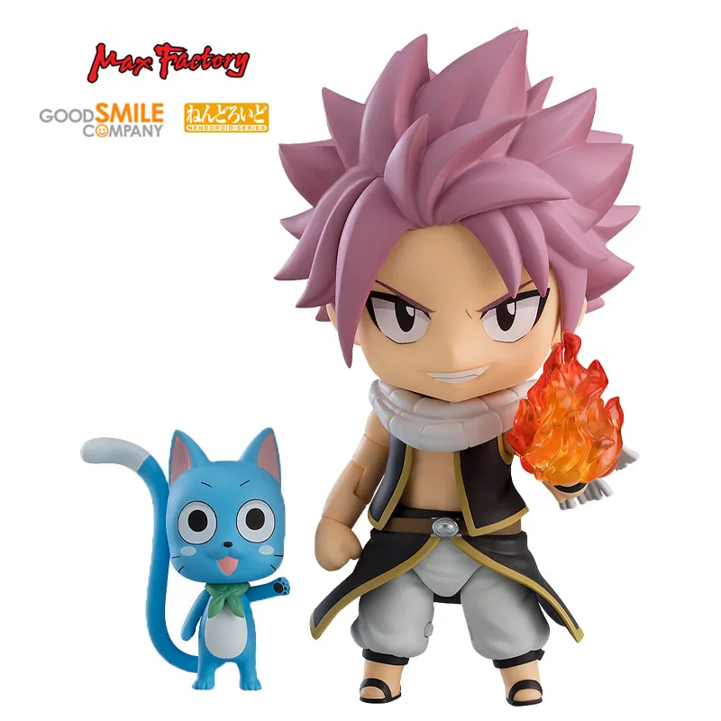 

In Stock 100% Original Max Factory GOOD SMILE GSC NENDOROID 1741 Natsu Dragneel FAIRY TAIL Action Anime Figure Model Toys Gift