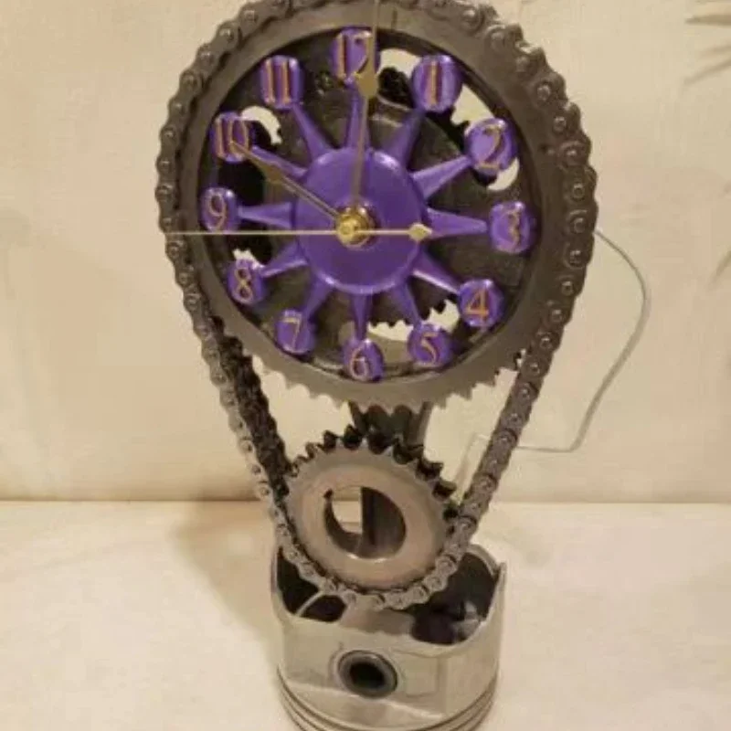 Uhr personal isierte kreative Retro Ketten getriebe Dekoration Handwerk {vorbehalt lich des tatsächlichen Objekts}