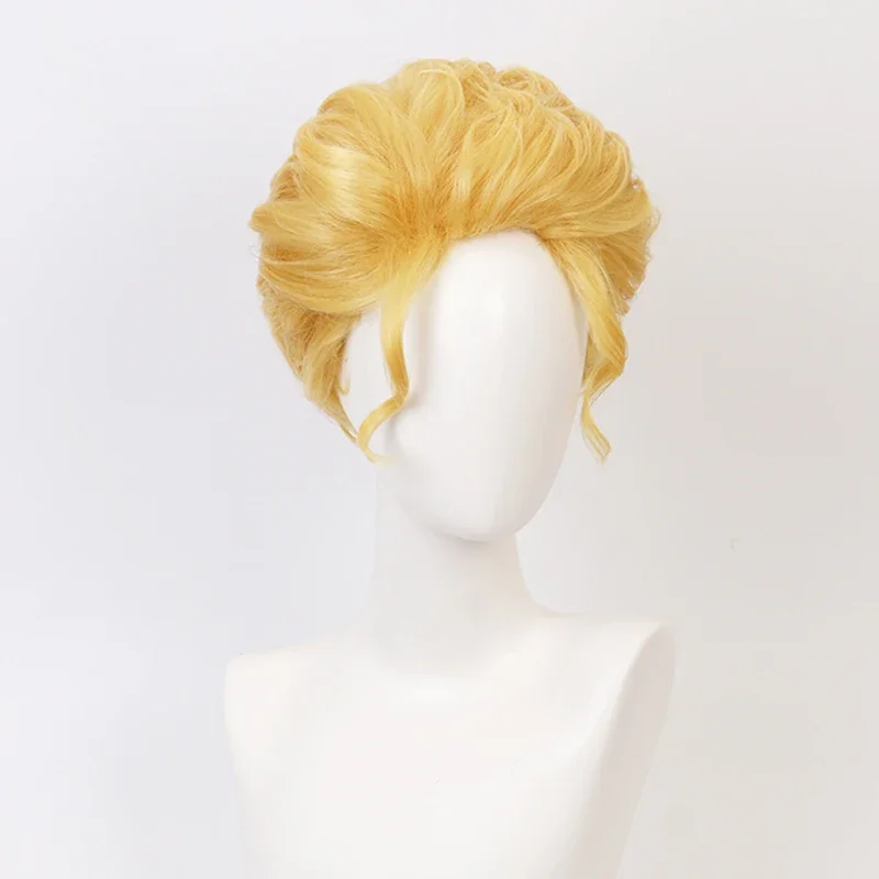 Невероятные приключения ДжоДжо Джорно Гиванна золотой парик для косплея