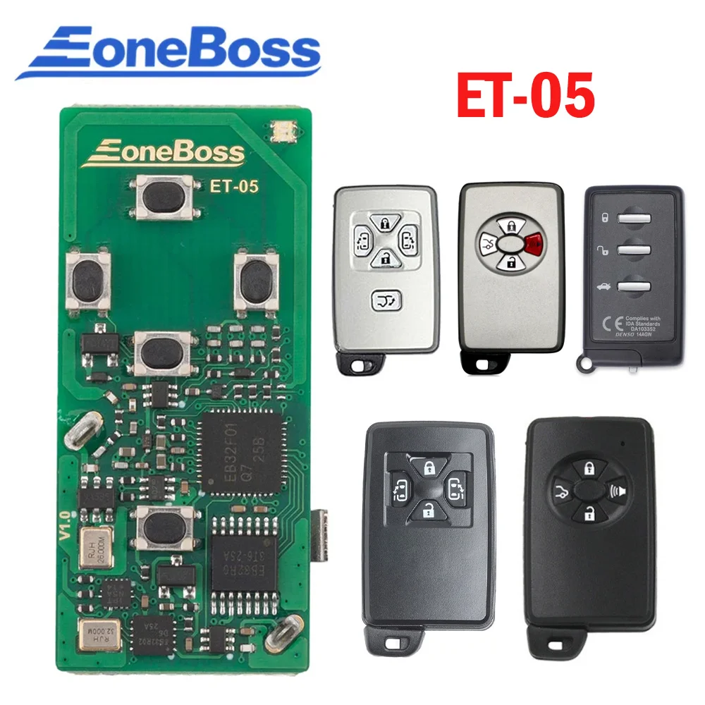 Фото Плата Eoneboss ET-05 # Универсальная интеллектуальная плата управления (PCB) 0780/0500/0091/7210/0751 с поддержкой 4D и 8A для Toyota Previa №1