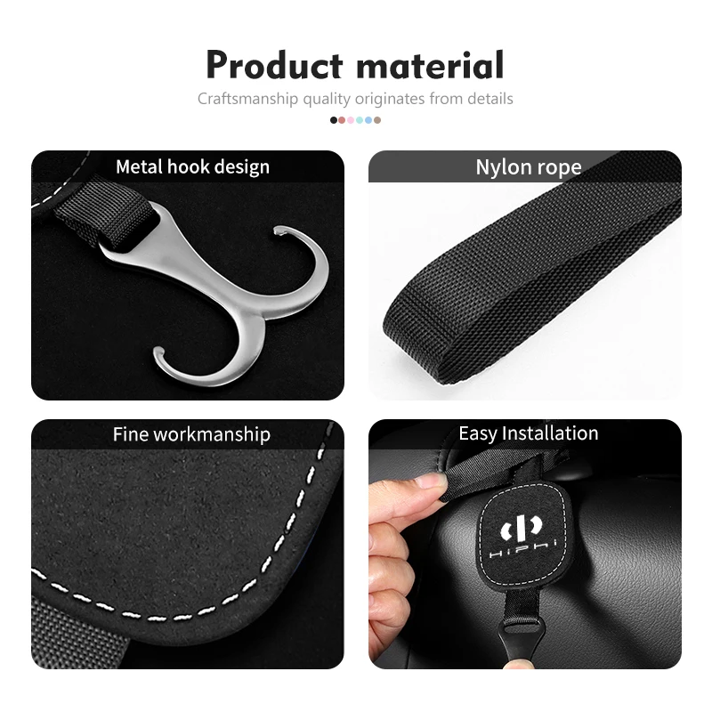 Крючок на заднее сиденье автомобиля меховая кожаная застежка аксессуары для