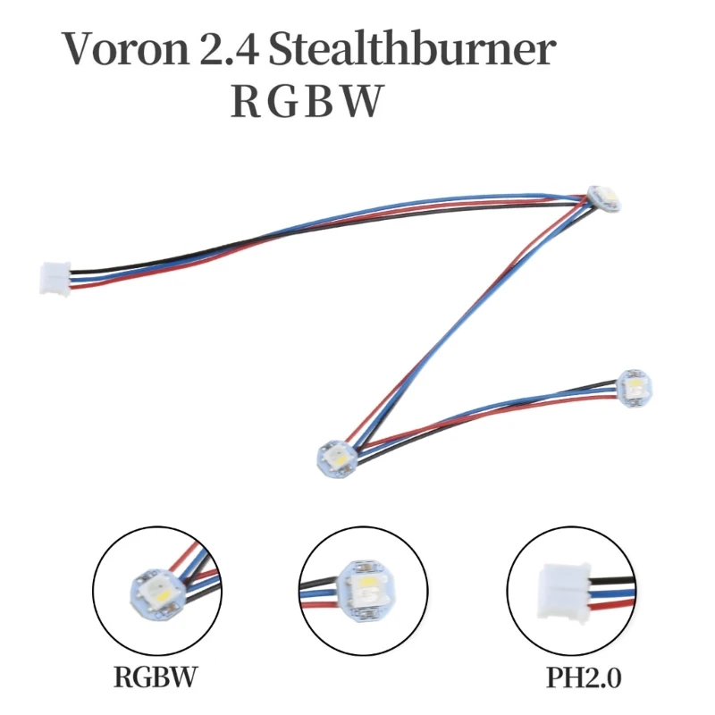 Мини-кнопочный светодиодный комплект Stealthburner для 3D-принтера Voron 2 4 DIY Прямая