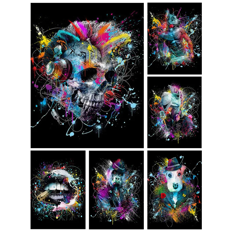 

Disney Ab Diamond Painting Color Animal Zipper Bag Full Square/Round Cat Owl Diamond Embroidery Kits Dog Lion Mosaic Art Ll25