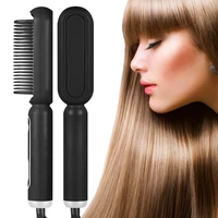 pro hair straightener brush anion straightening comb multifunctional electric hair iron hot combs straightener for hair