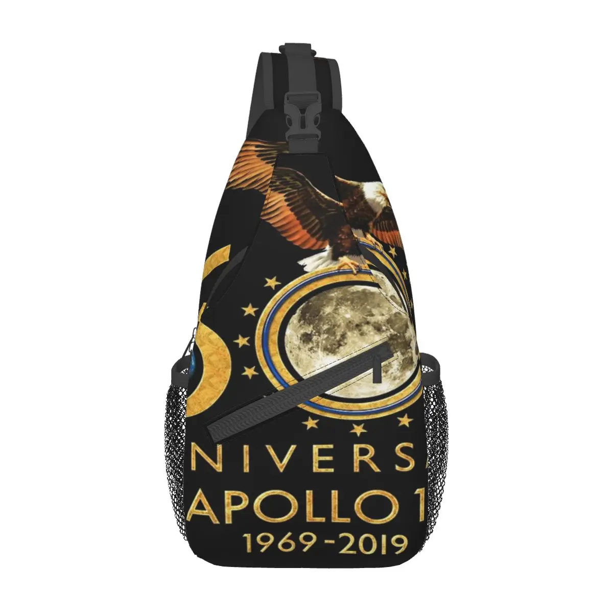 

50th Anniversary Apollo 11 Moon Landing 1969-2019Chest Bag Popular Portable Travel Nice gift Customizable