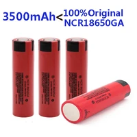 100 original bateri recargable de 3 7v 3500mah ncr18650ga alta descarga 18650 adecuada para todo tipo de productos electroicos