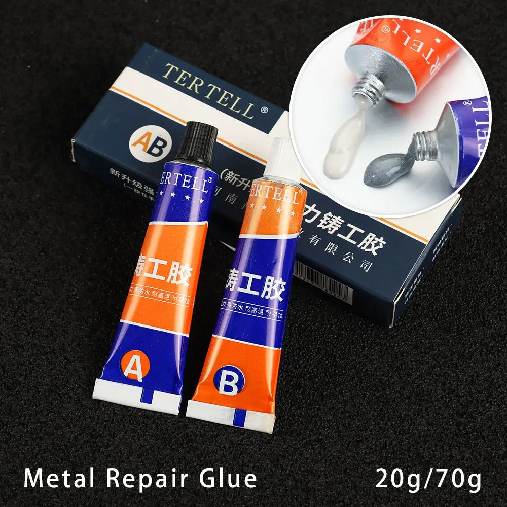 

Powerful A&B Adhesive Industrial Repair Paste Glue Machine Metal Casting Weld Glue Heat Resistance Cold Defect Repair Agent