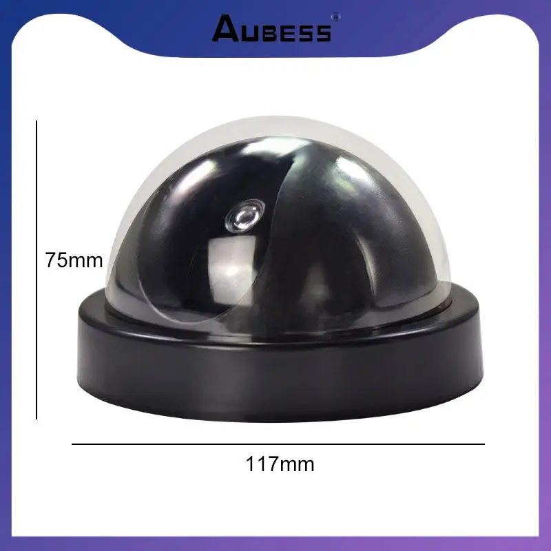 

Simulation Camera Dummy Fake Surveillance Security Dome Camera Flashing Red LED Light Sticker